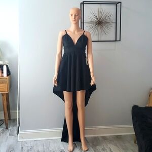 Beautiful Black High Low Dress